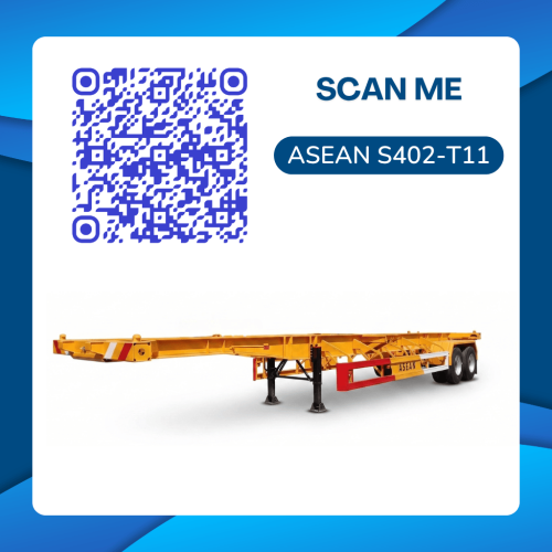 Sơ Mi Rơ Mo&oacute;c Xương 40 Feet 2 Trục S402-T11