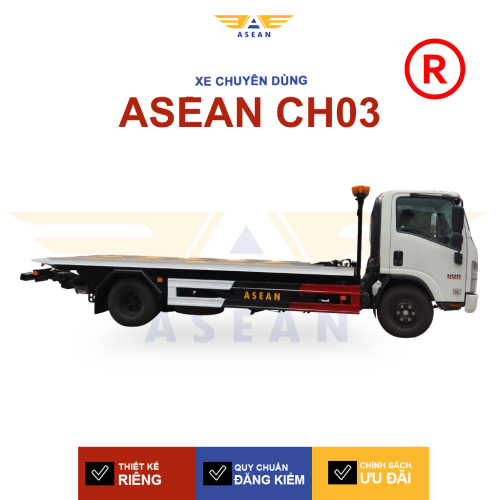 Xe &Ocirc; T&ocirc; K&eacute;o Chở Xe ASEAN CH03
