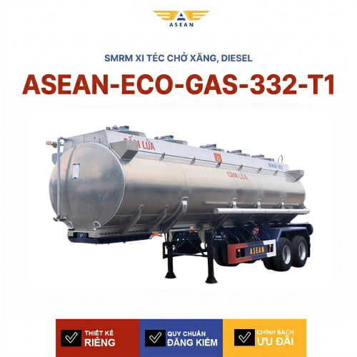 sơ mi rơ mo&oacute;c xi t&eacute;c chở xăng dầu ASEAN-ECO-GAS-332-T1