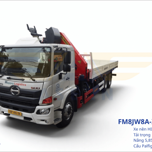 HINO FM - GẮN CẨU GẬP PALFINGER PK23500 (1)