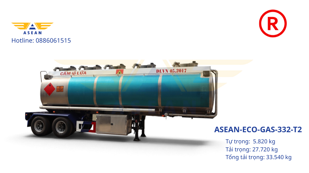 Sơ Mi Rơ Mooc Xi Téc Chở Xăng Asean-Eco-Gas-332-T2 3 SƠ MI RƠ MOOC XI TÉC CHỞ XĂNG ASEAN-ECO-GAS-332-T2 - Ảnh 3