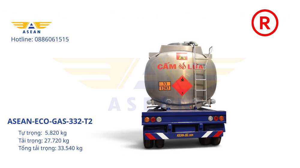 Sơ Mi Rơ Mooc Xi Téc Chở Xăng Asean-Eco-Gas-332-T2 5 SƠ MI RƠ MOOC XI TÉC CHỞ XĂNG ASEAN-ECO-GAS-332-T2 - Ảnh 5