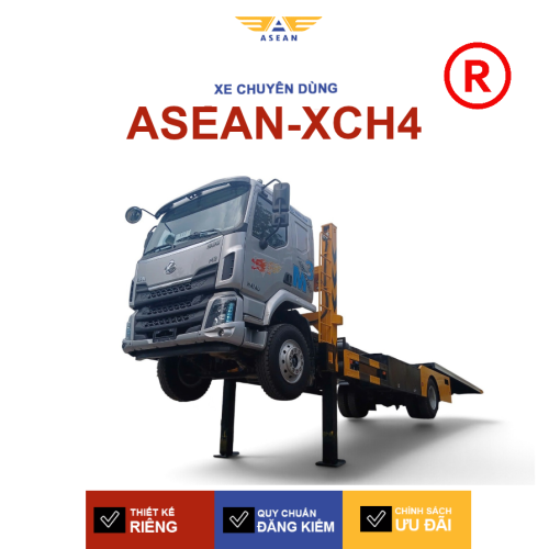 Xe &Ocirc; T&ocirc; K&eacute;o Cứu Hộ ASEAN CH4 &ndash; Khung Gầm CHENGLONG 2 Chức Năng K&eacute;o & Chở Đa Năng
